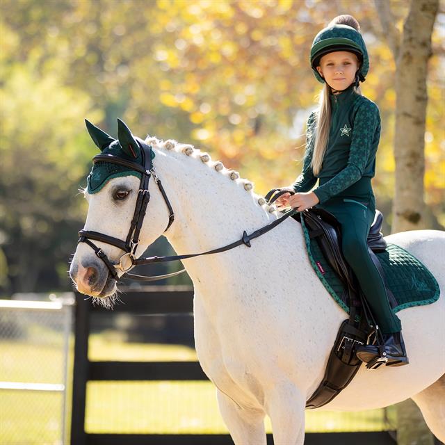 T-shirt technique pour Enfants LeMieux Vert foncé