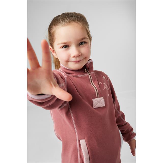 T-shirt technique pour Enfants Mari LeMieux Rose foncé