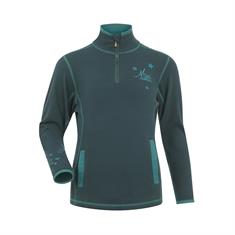T-shirt technique pour Enfants Mari LeMieux Vert foncé