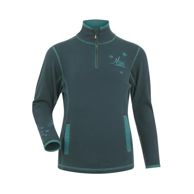 T-shirt technique pour Enfants Mari LeMieux Vert foncé