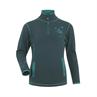 T-shirt technique pour Enfants Mari LeMieux Vert foncé