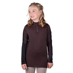 T-shirt technique QHP JULIN THERMO KIDS Marron