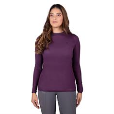 T-Shirt technique QHP WORLD TOUR Mauve foncé