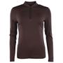 T-shirt technique Selection Zip Pikeur Marron foncé