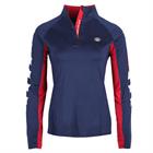 T-shirt technique Vegas QHP Bleu foncé
