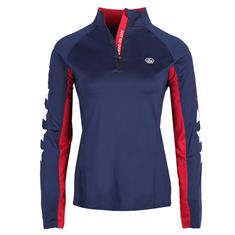 T-shirt technique Vegas QHP Bleu foncé