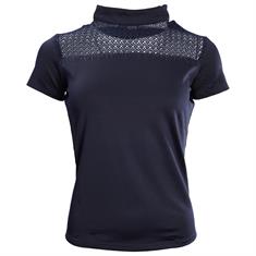 T-shirt technique Yasmin Knitted Montar Bleu foncé