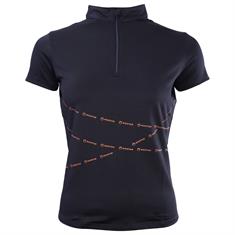 T-shirt technique Yolanda Rosegold Montar Bleu foncé