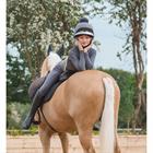 T-shirt technique Young Rider Enfants LeMieux Gris