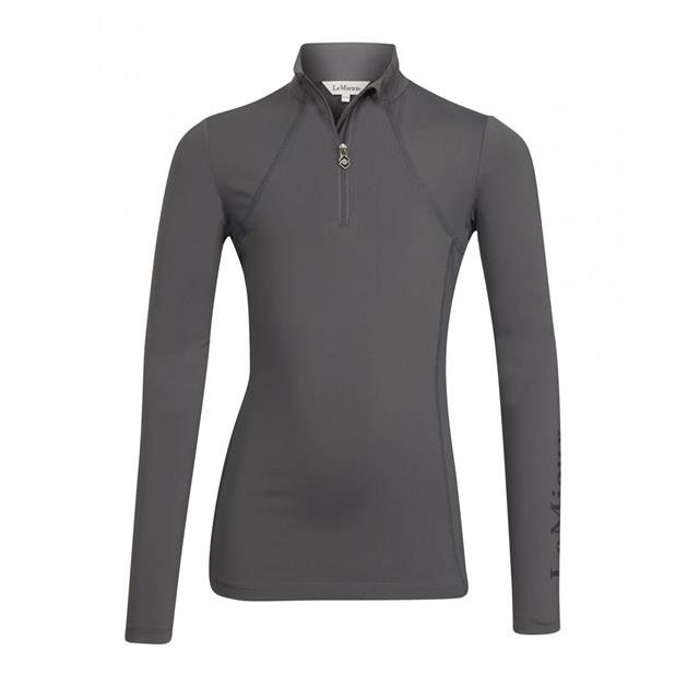 T-shirt technique Young Rider Enfants LeMieux Gris