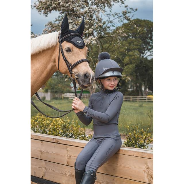 T-shirt technique Young Rider Enfants LeMieux Gris