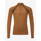 T-shirt technique Young Rider Mia Mesh LeMieux Enfantss Marron clair