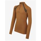 T-shirt technique Young Rider Mia Mesh LeMieux Enfantss Marron clair