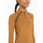 T-shirt technique Young Rider Mia Mesh LeMieux Enfantss Marron clair