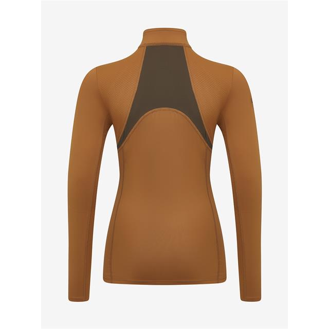 T-shirt technique Young Rider Mia Mesh LeMieux Enfantss Marron clair