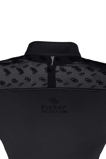 T-shirt technique Zip Selection Pikeur Noir