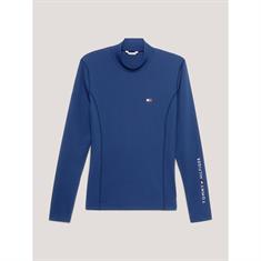T-shirt technique à col montant Baselayer Tommy Hilfiger MID BLUE