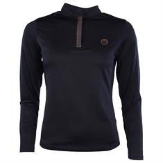 T-shirt techniqueBriella Rosegold Crystals Montar Bleu foncé