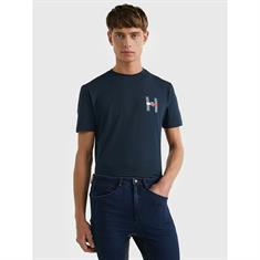 T-shirt THLogo Hommes Tommy Hilfiger Bleu foncé