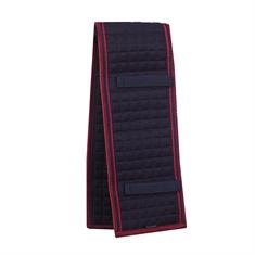 Tapis de longe HGChique HORSEGEAR Bleu foncé-rouge foncé