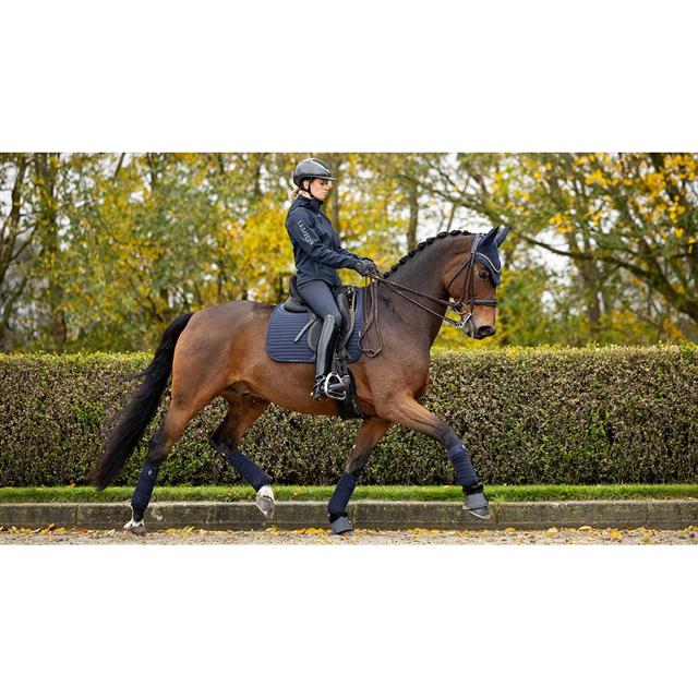 Tapis de selle anti-dérapant Soft Shell Dressage LeMieux Bleu foncé