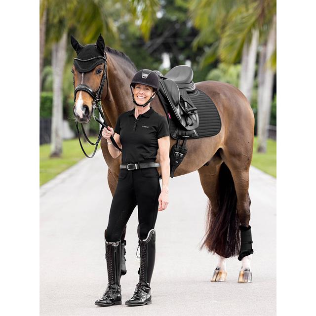 Tapis de selle anti-dérapant Soft Shell Dressage LeMieux Noir
