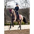 Tapis de selle anti-dérapant Soft Shell Dressage LeMieux Rouge foncé