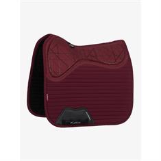 Tapis de selle anti-dérapant Soft Shell Dressage LeMieux Rouge foncé