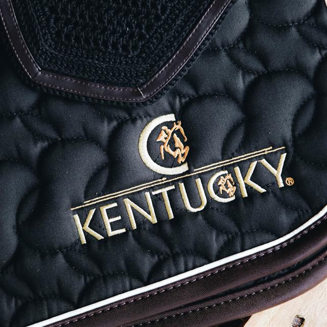 Tapis de selle avec logo Kentucky Blanc