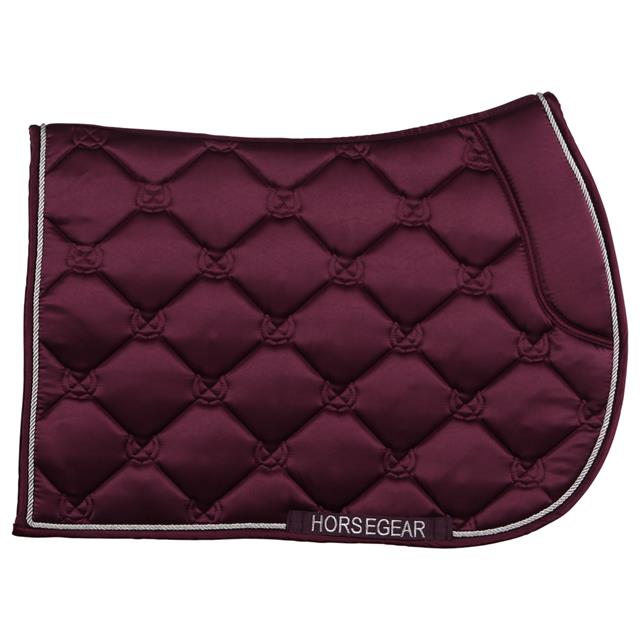Tapis de selle Bayesa HORSEGEAR Mauve foncé