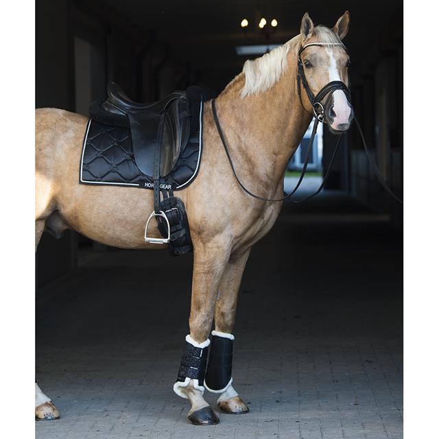 Tapis de selle Bayesa HORSEGEAR Noir