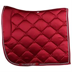 Tapis de selle Bayesa HORSEGEAR Rouge foncé