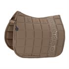 Tapis de selle Big Square Softshell Dressage Eskadron Platinum Marron clair