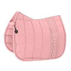 Tapis de selle Big Square Softshell Dressage Eskadron Platinum Rose