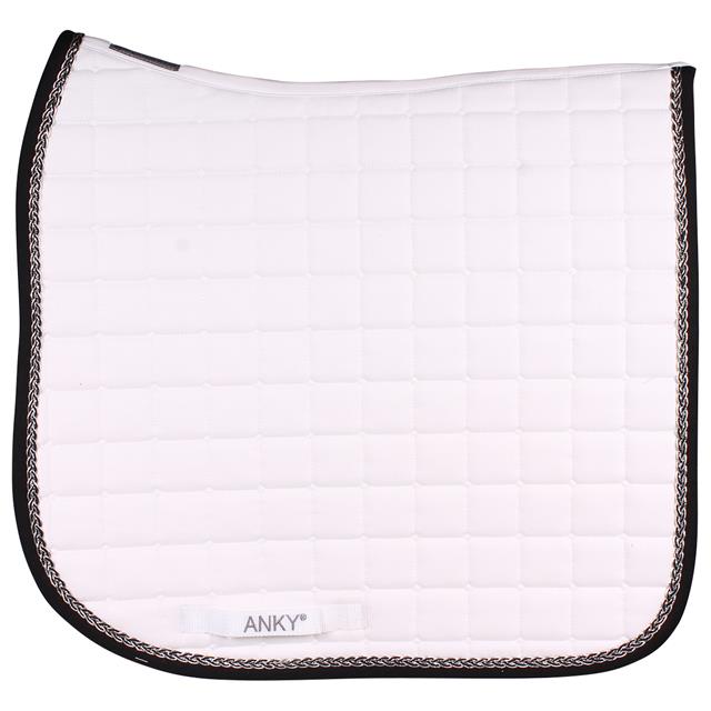 Tapis de selle Braided Anky Blanc-noir