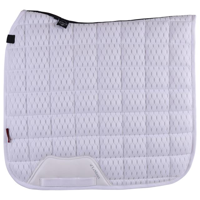 Tapis de selle Carbon Mesh Air Dressage LeMieux Blanc
