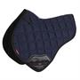 Tapis de selle Carbon Mesh Air Half Square LeMieux Rouge foncé