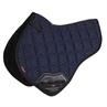 Tapis de selle Carbon Mesh Air Half Square LeMieux Bleu foncé