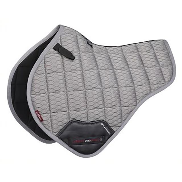 Tapis de selle Carbon Mesh Air Half Square LeMieux Gris