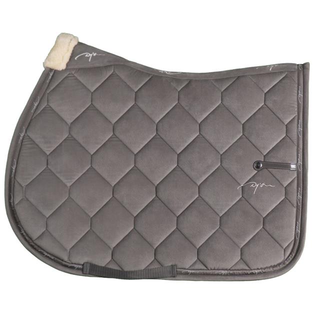 Tapis de selle Corduroy Dy'on Gris