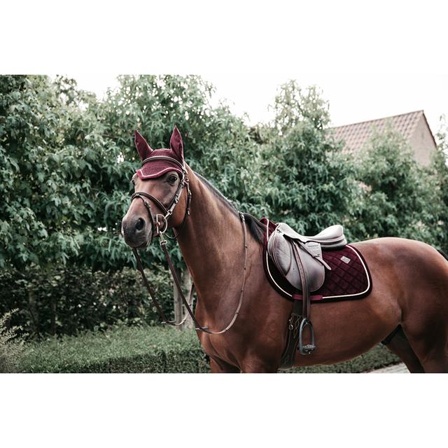Tapis de selle Corduroy Kentucky Rouge foncé