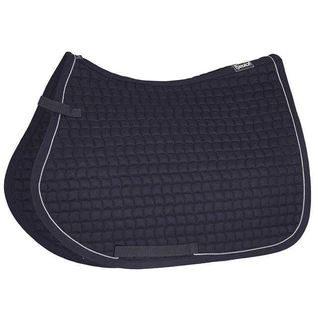 Tapis de selle Cotton Classic Silver Eskadron Bleu foncé