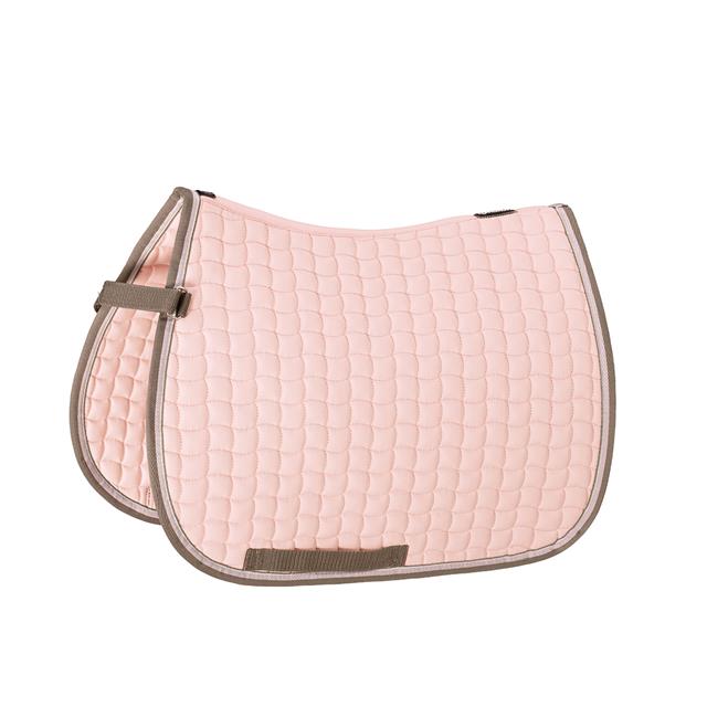 Tapis de selle Cotton Contrast Shetty Eskadron Rose clair