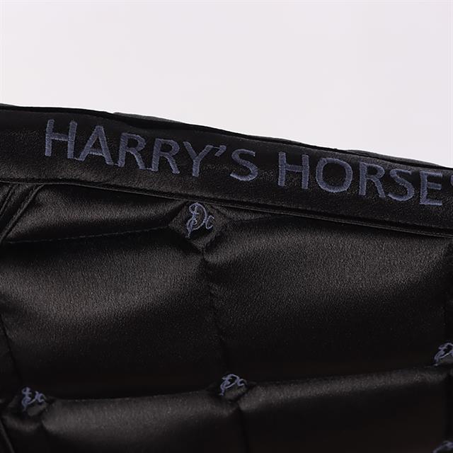 Tapis de selle Denici Cavalli Indigo Satin Harry's Horse Noir