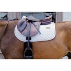 Tapis de selle Diamond Rope Jumping Kentucky Blanc