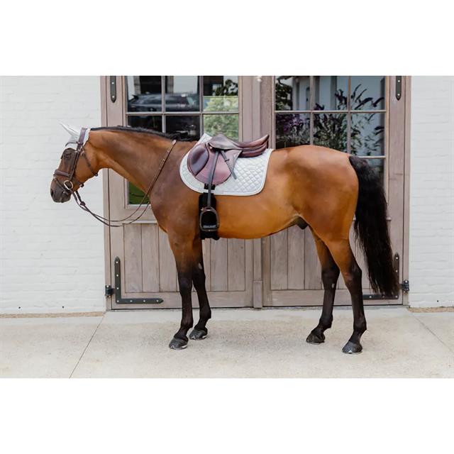 Tapis de selle Diamond Rope Jumping Kentucky Gris
