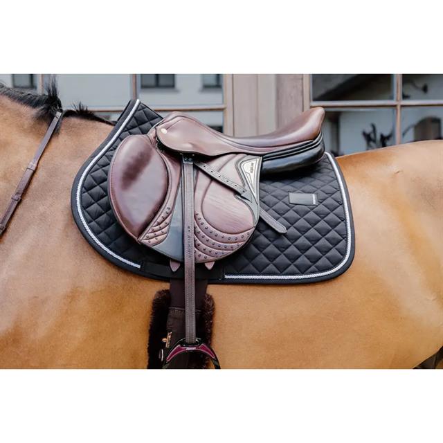 Tapis de selle Diamond Rope Jumping Kentucky Noir