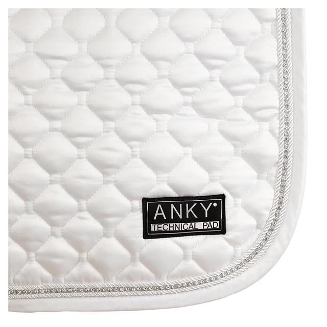 Tapis de selle Dressage Charm Anky Blanc