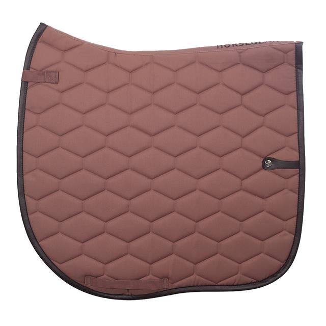 Tapis de selle Dressage HGWareham HORSEGEAR Marron moyen
