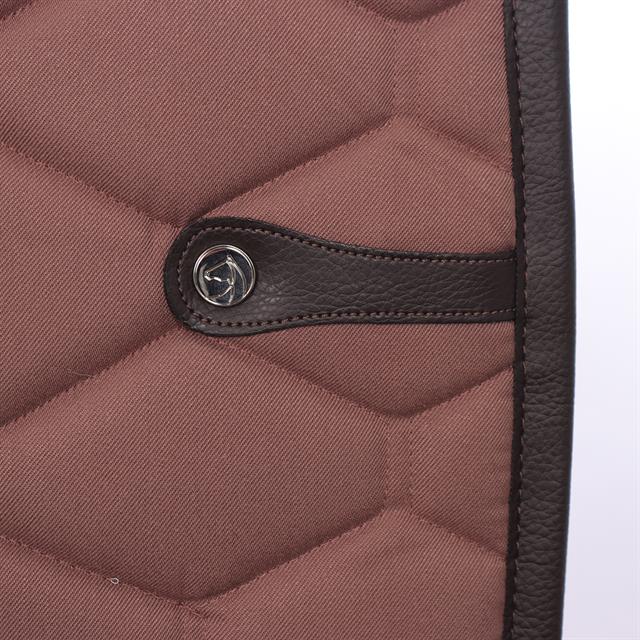 Tapis de selle Dressage HGWareham HORSEGEAR Marron moyen
